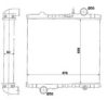 NRF 513340 Radiator, engine cooling